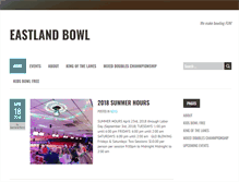Tablet Screenshot of eastlandbowl.us